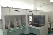 GMP manufacturing using an isolator to decrease cost and increase product safety